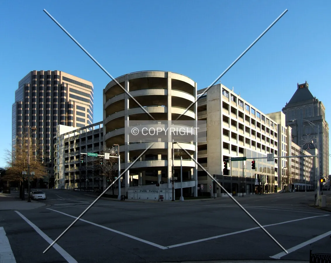 View from the northwest at Bellemeade and Greene Streets