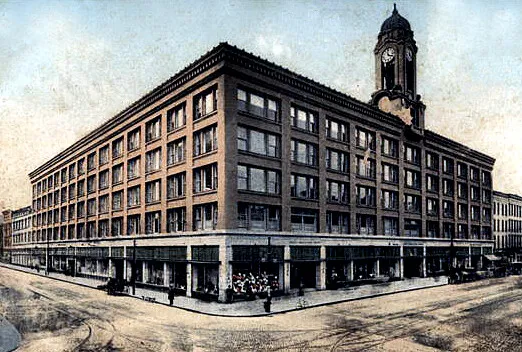 Vintage view from the southwest