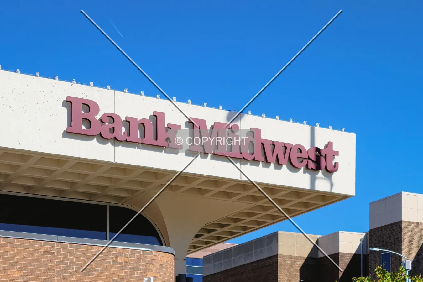 Signage on the southeast corner; September 25, 2021