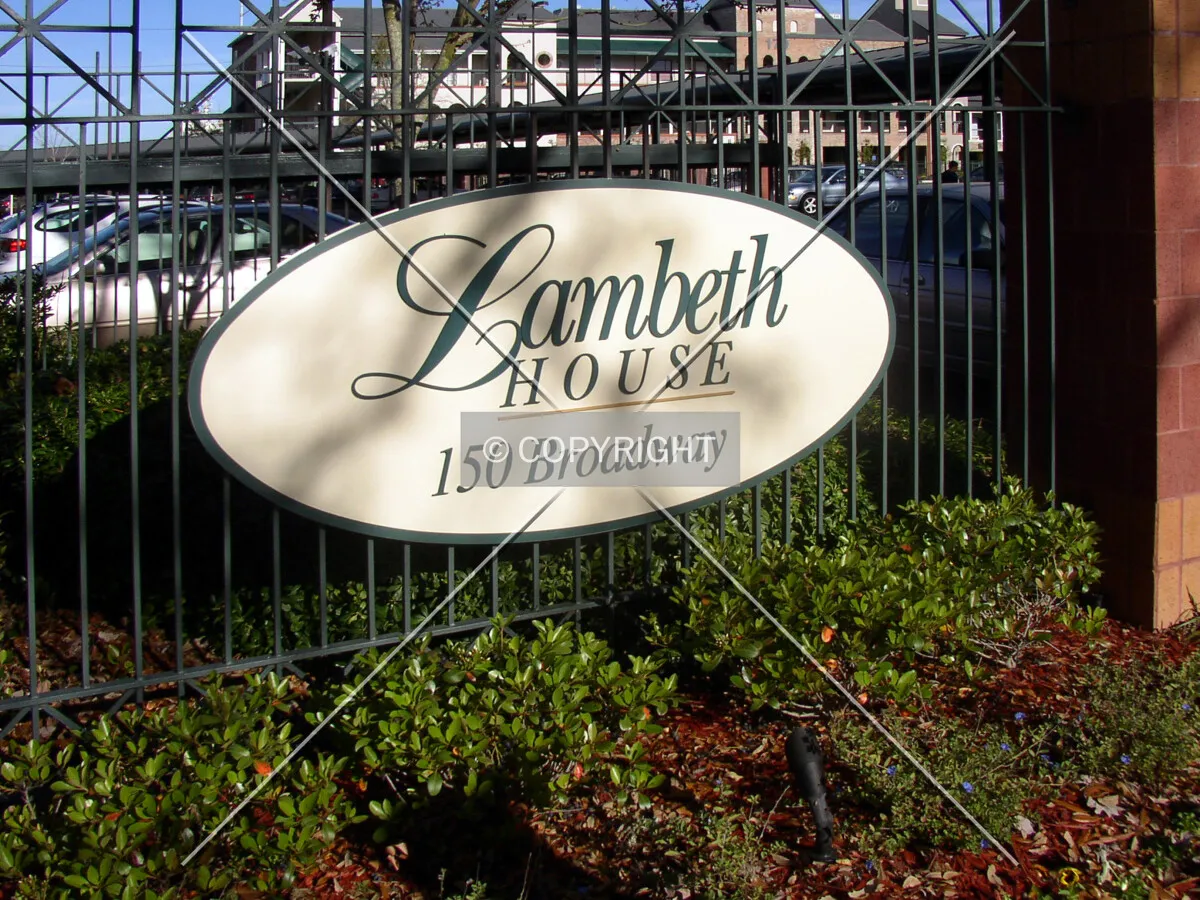 Signage off Broadway Street