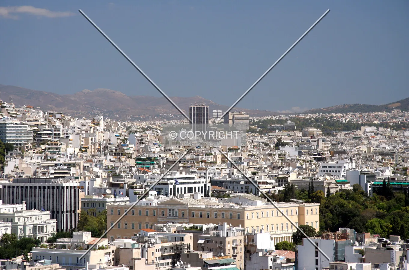 As seen from the Acropolis