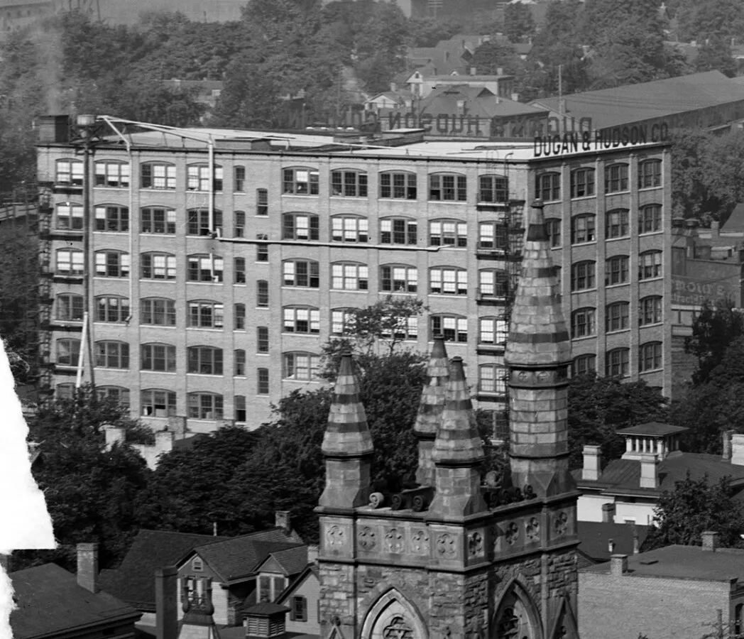 Vintage view from the southeast