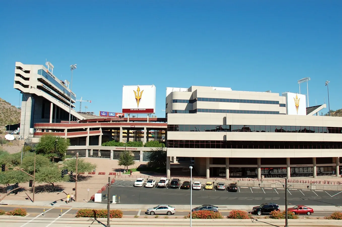 View from the southwest