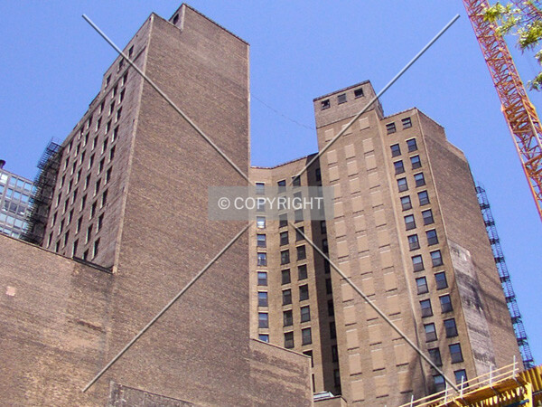 Back of the building