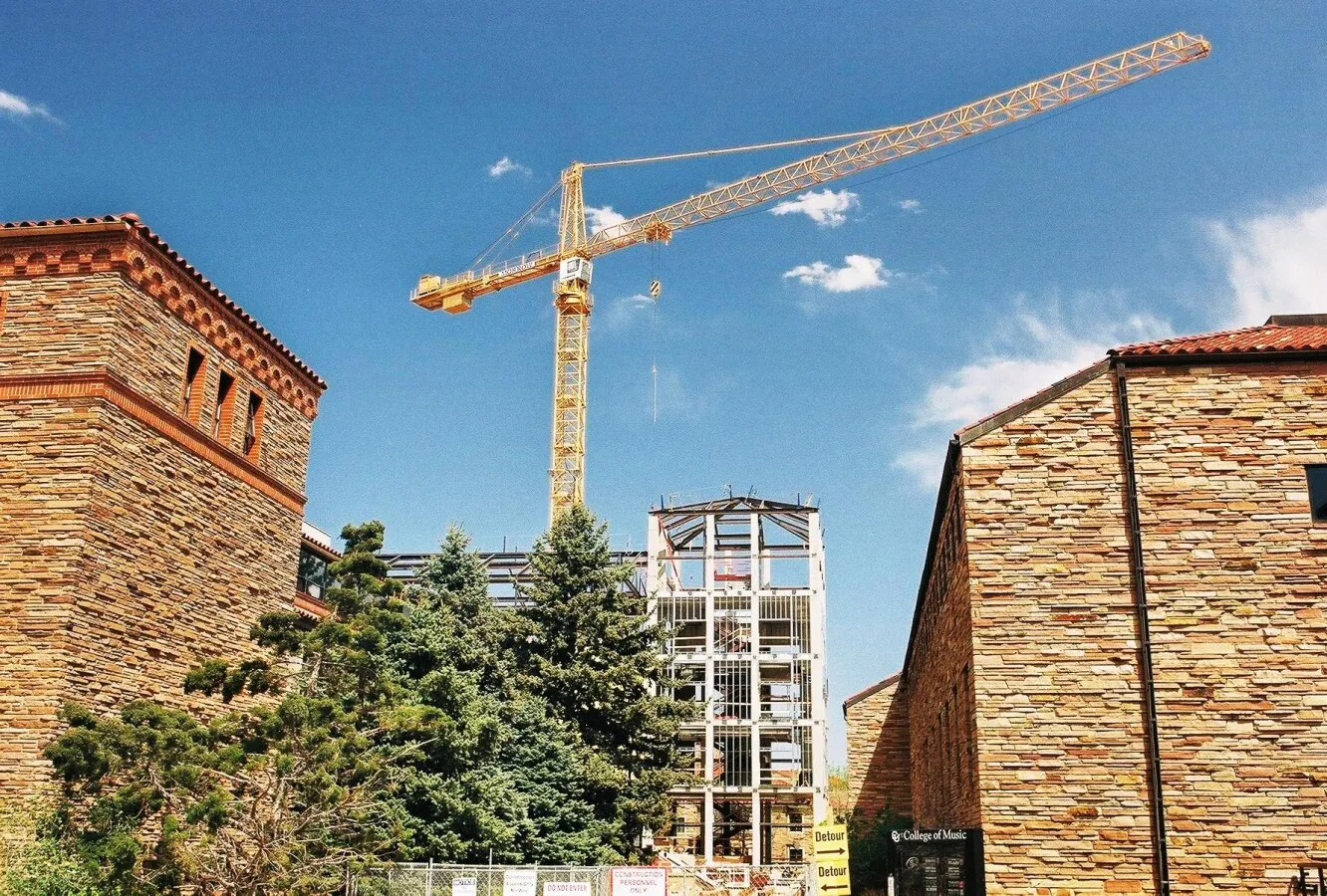 View to the east