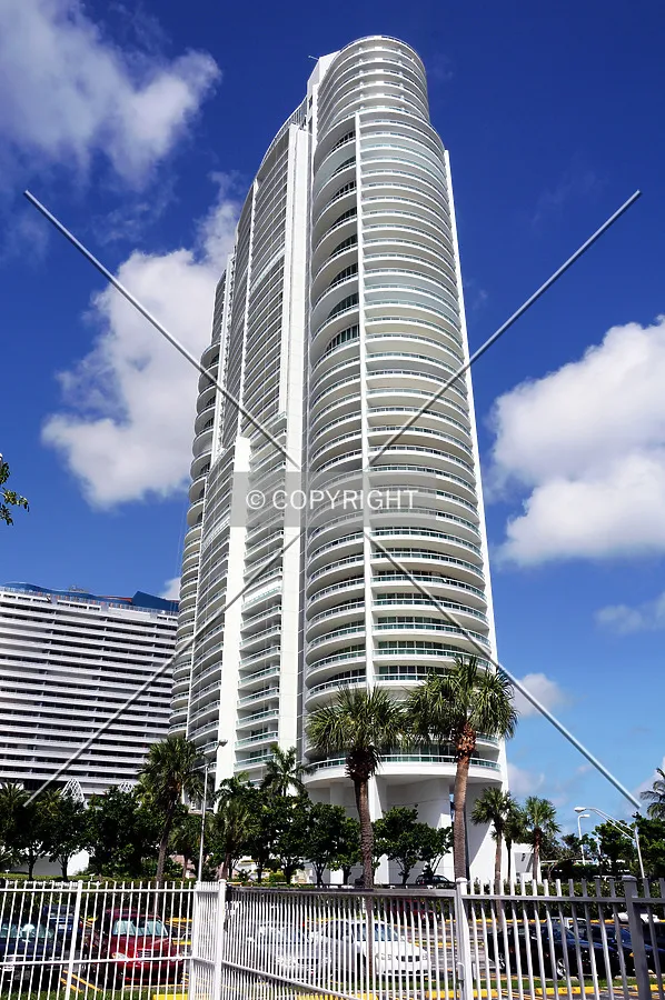 Looking up from the west