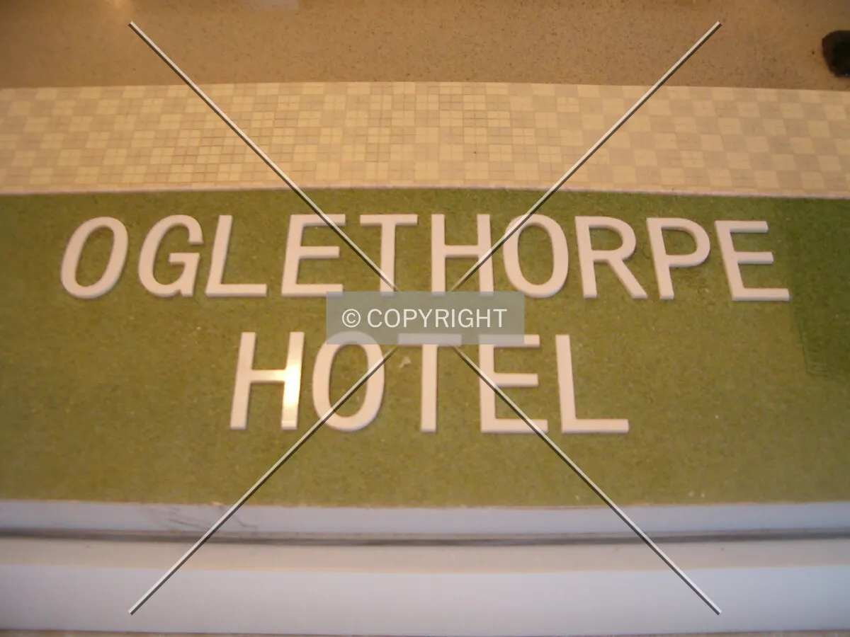 Sign on the models base