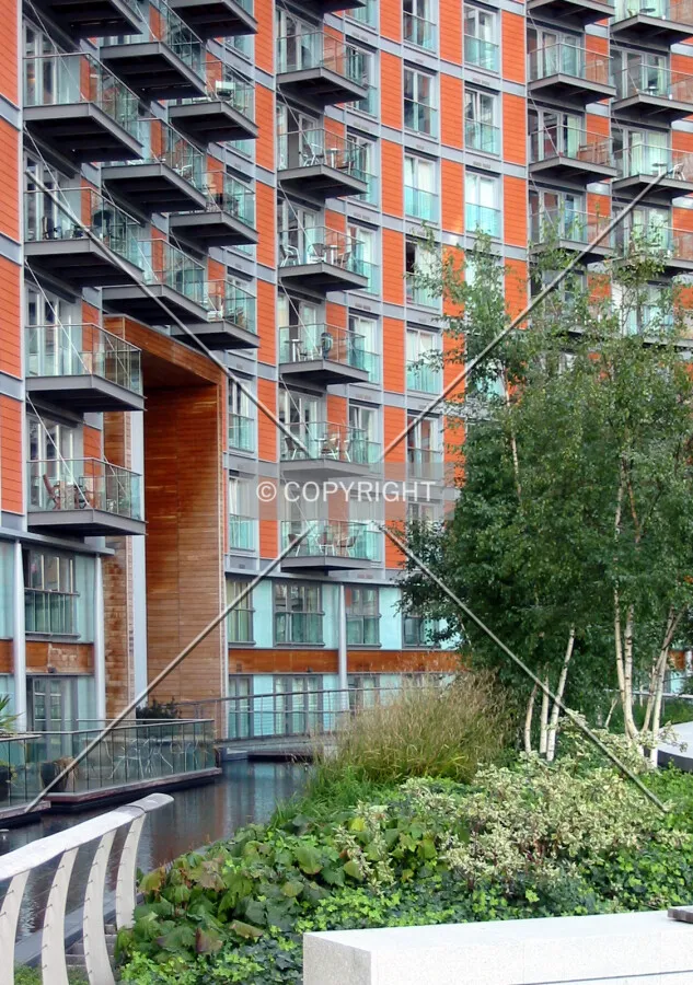 Landscaping at the heart of the building