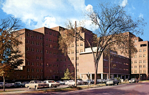 Vintage view from the south across Irving Avenue