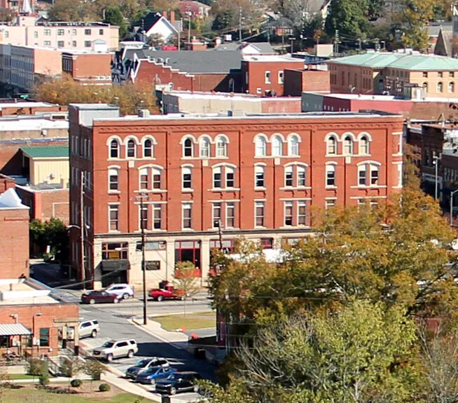View from the west