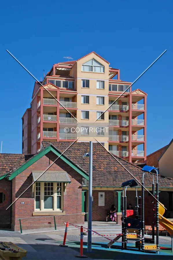 As seen from Market Street