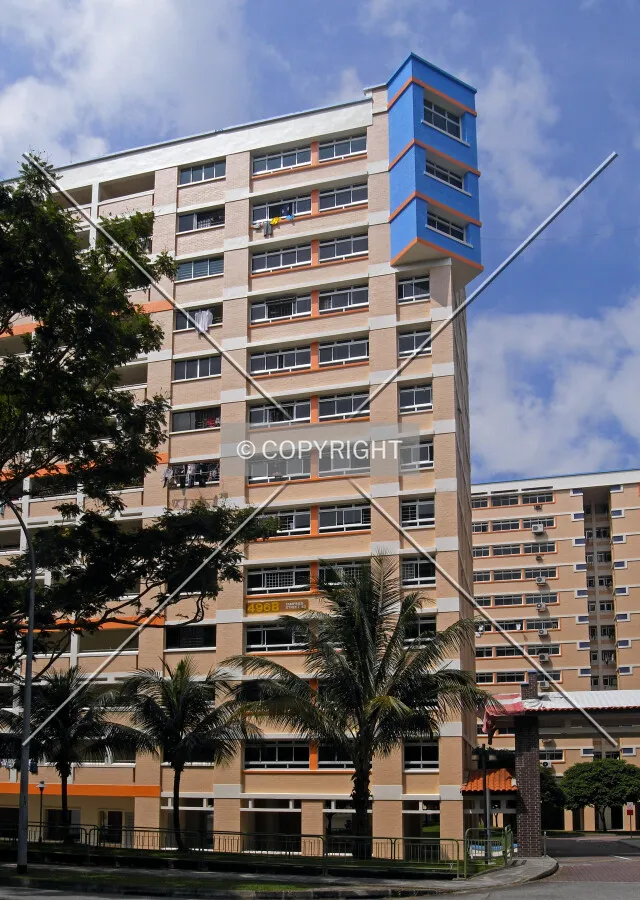 View from the northeast