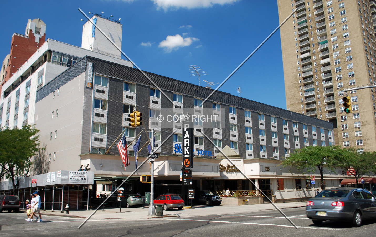 View along 10th Avenue