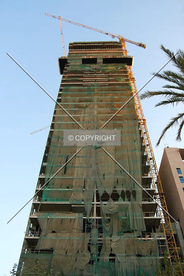 Looking up from the north