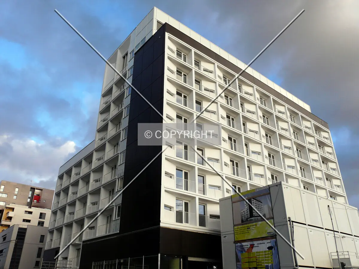 West corner from Avenue de France