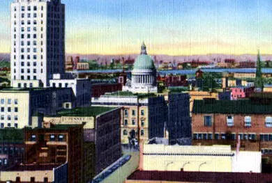 View from the south