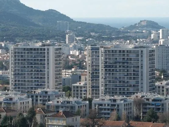 Distant view from south