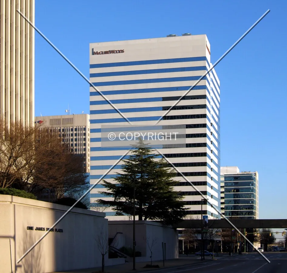 View southeast from 8th Street
