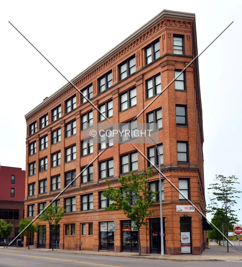 View from the southeast on Andrews Street