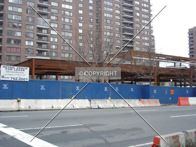 View across Columbus Avenue