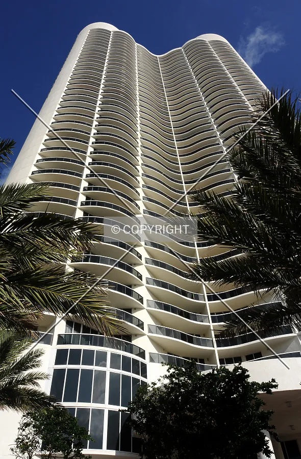 Looking up from the west