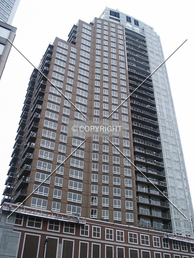 Looking up the north side