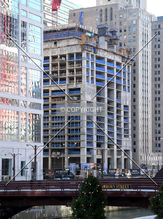 View to the southwest from Marina City