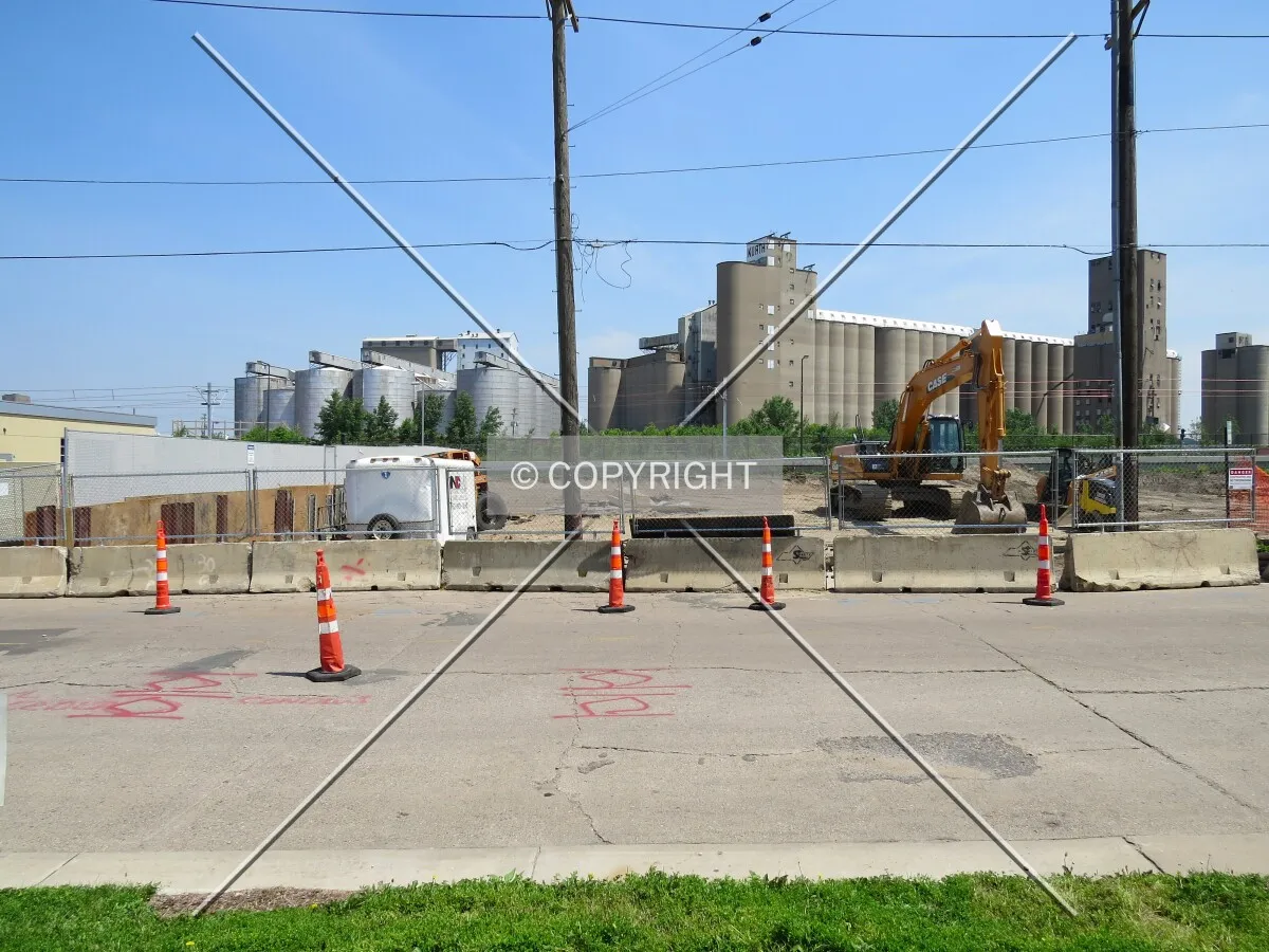View to the north across 4th Street SE