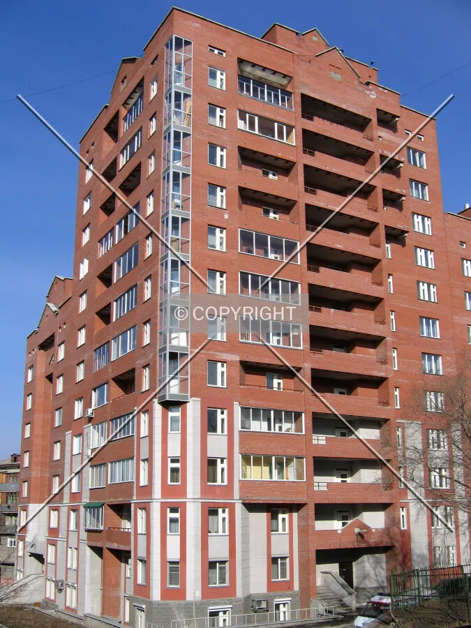 Looking from the east