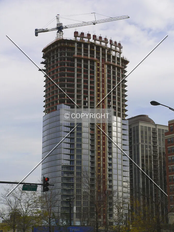 View to the southeast from Michigan Avenue and Roosevelt Road