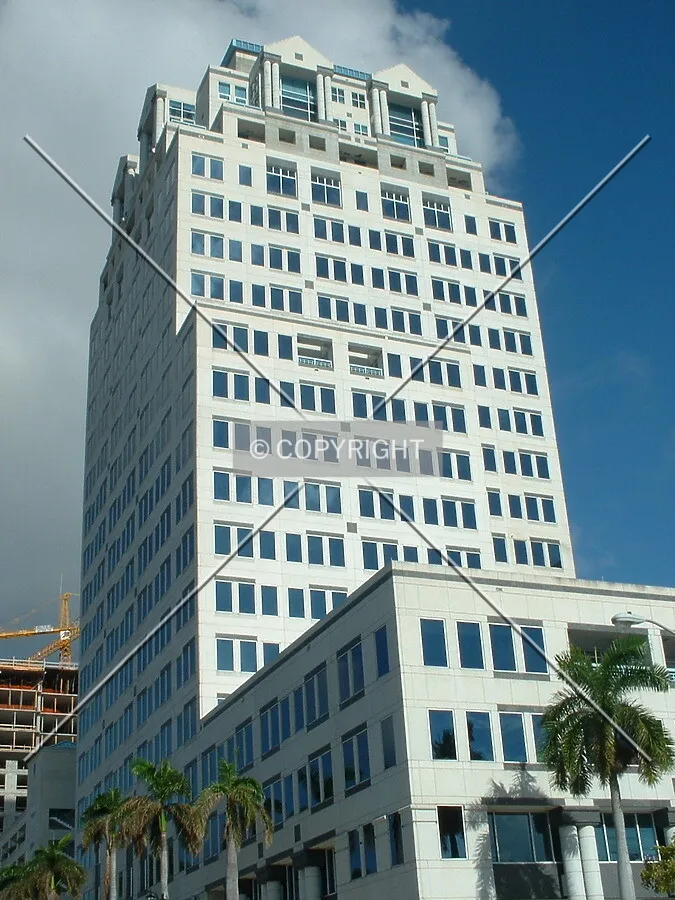 View looking up from southeast