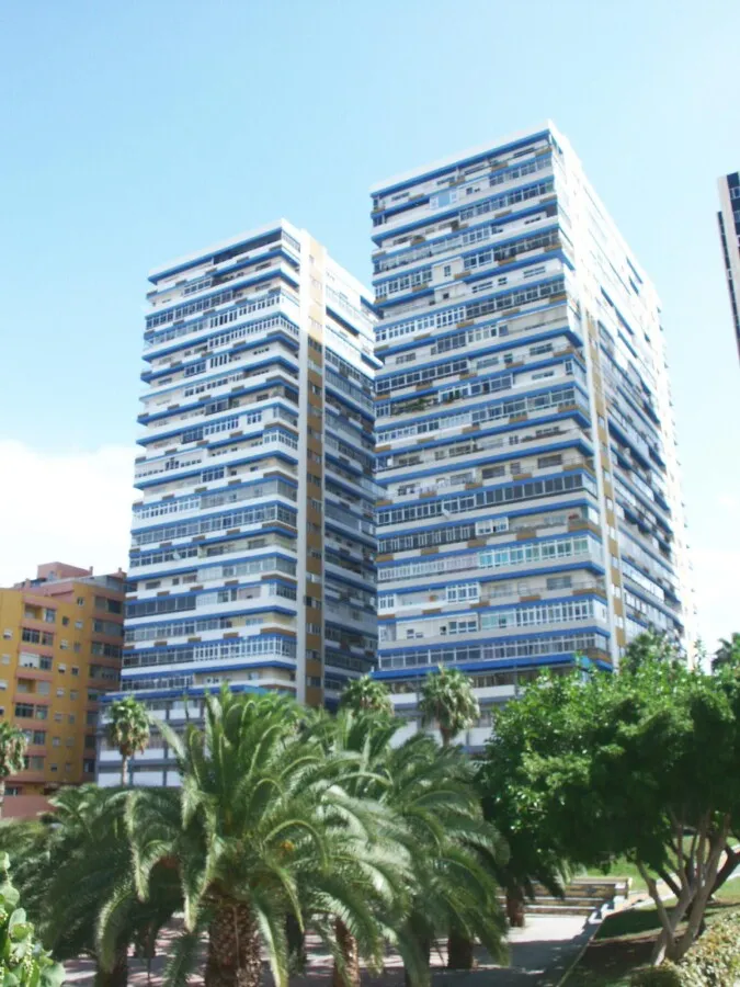 View from park between Joaquin Blume and C. Luis Benitez Inglott
