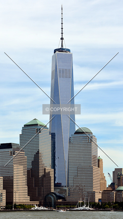View from the west across the Hudson River from Jersey City