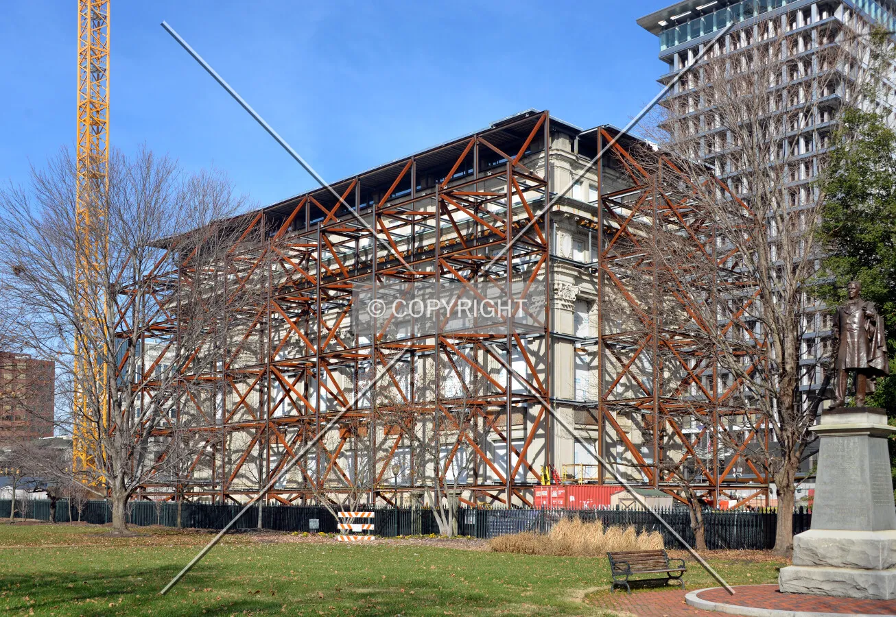 View from the southeast