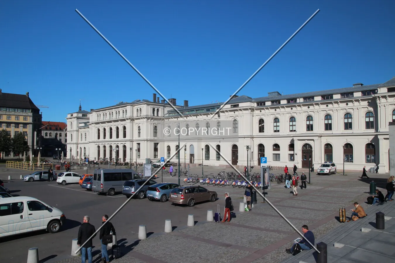 View from the east