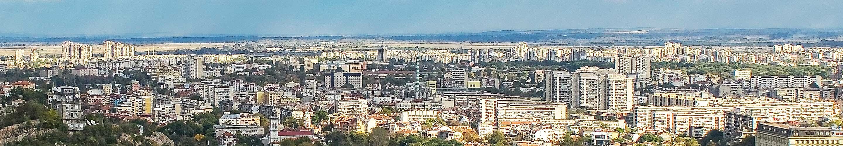 Panorama of Plovdiv