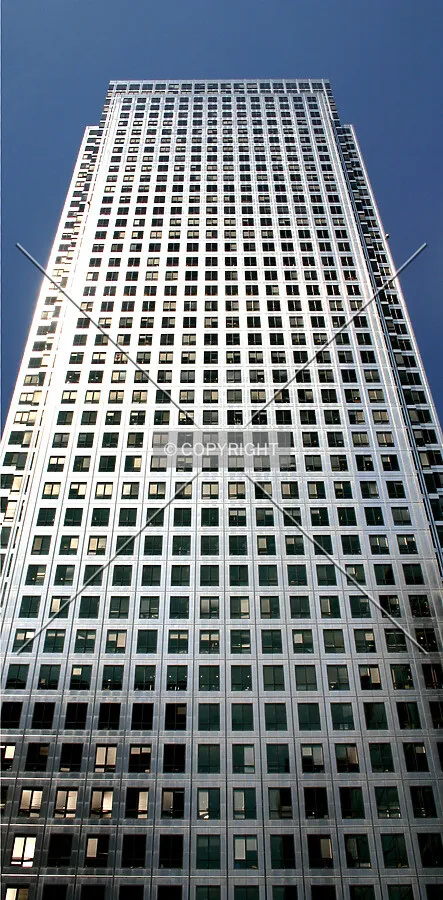 Looking up from street level