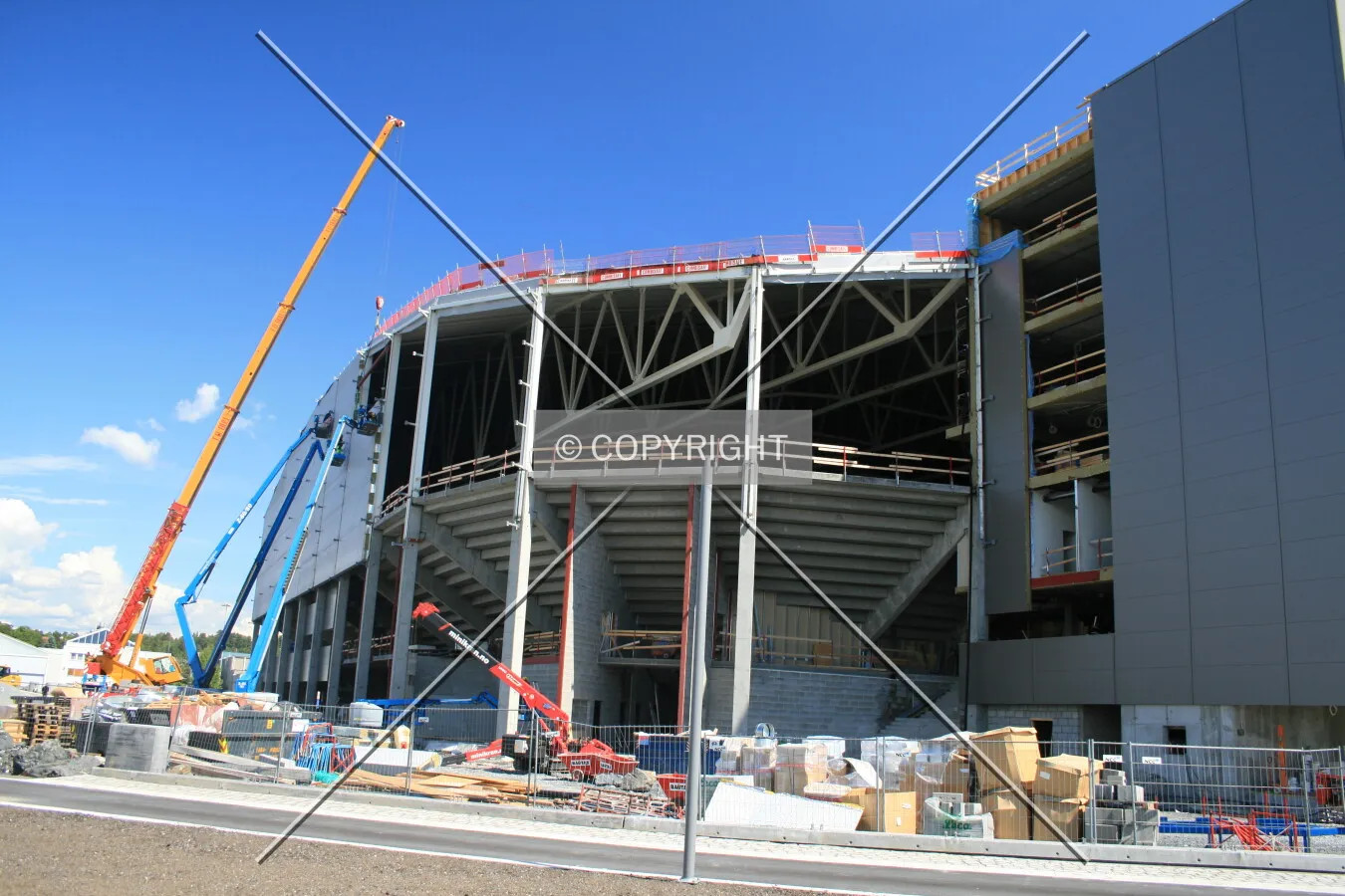 View of the southwest corner