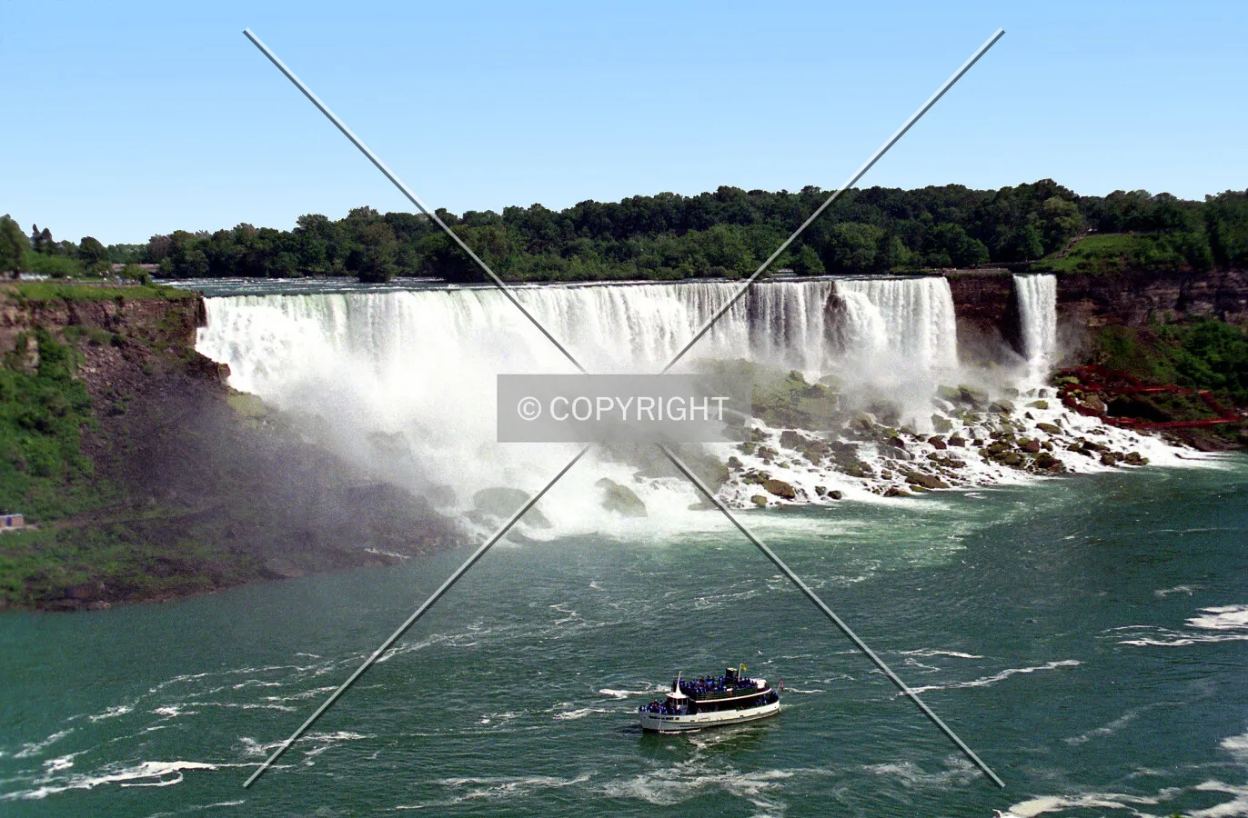 American Falls from the northwest
