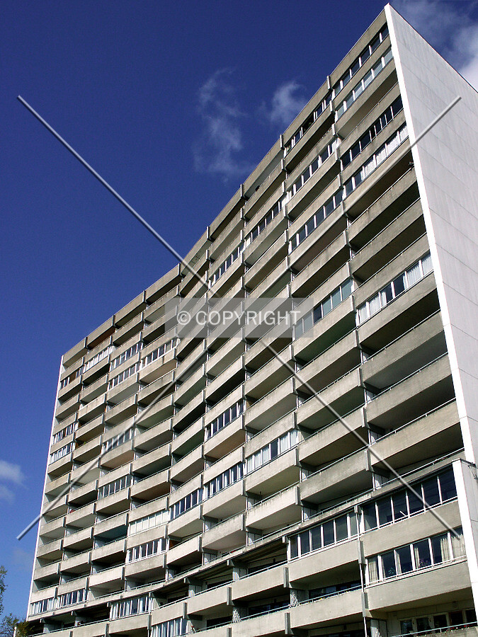 Looking up from the southeast