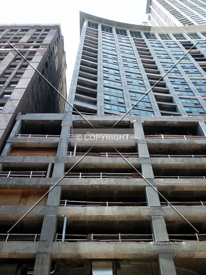 Looking up the south edge of the east side