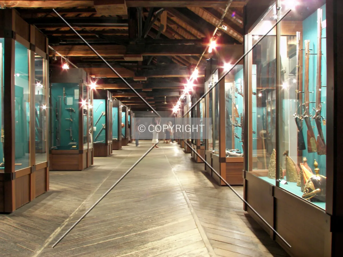 Looking along second floor