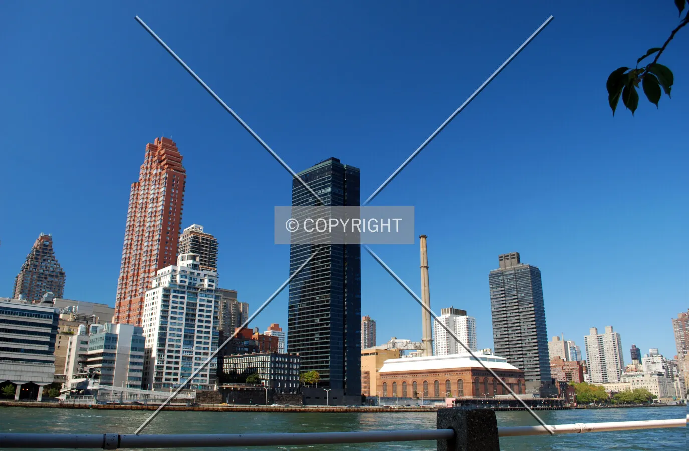 Viewed from Roosevelt Island