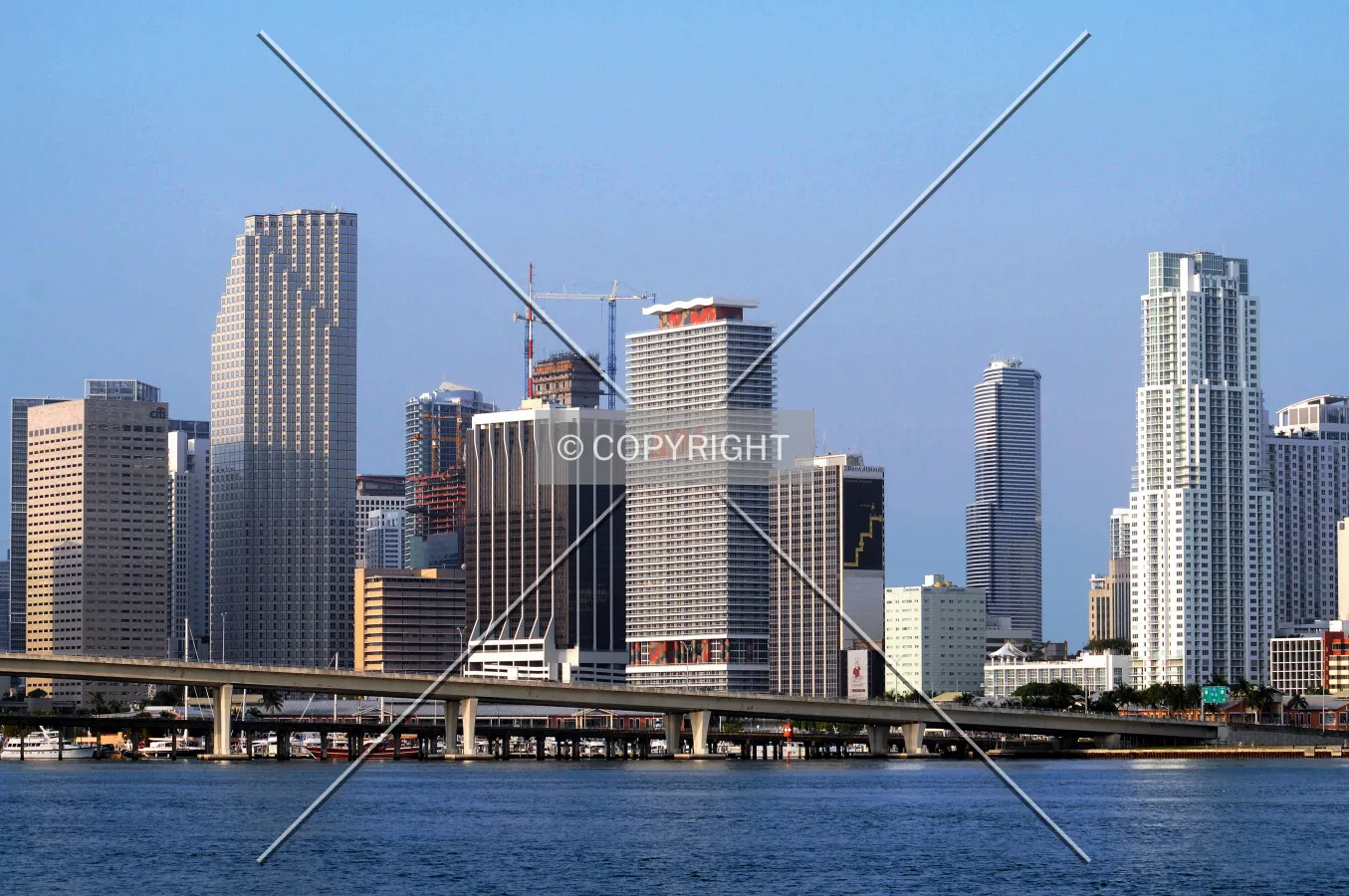 Skyline viewed from Watson Island
