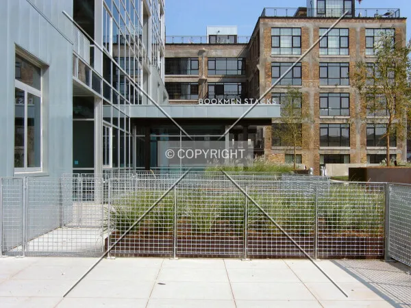 Terraces and plaza entrance, from 4th Street North