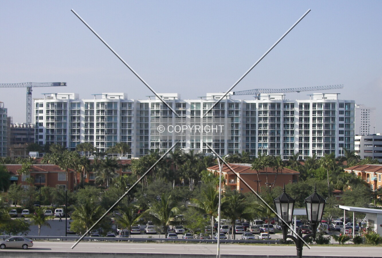 View from the north