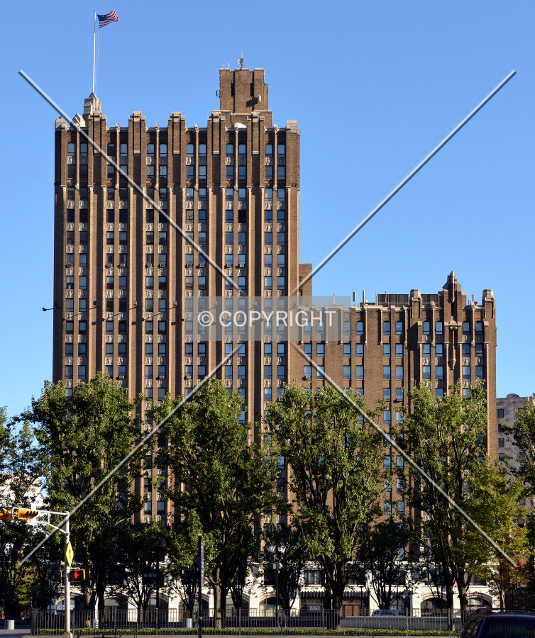 View from the southwest at Commerce Street and Commerce Court