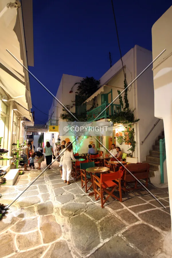 Typical shopping street