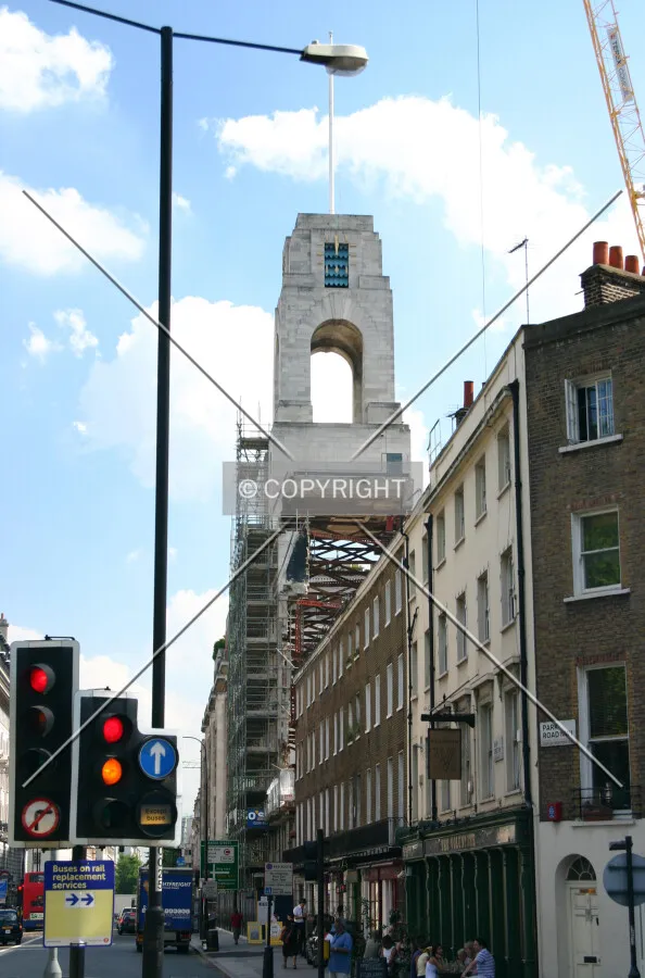 Due south from the junction of Baker Street and Park Road