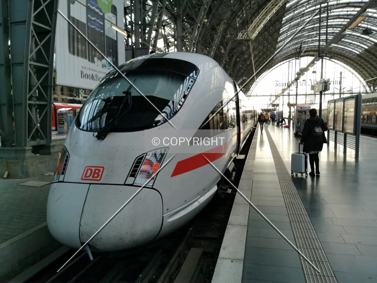 ICE train of Deutsche Bahn